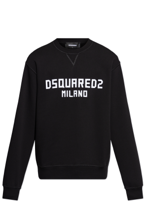 Dsquared2 Sweatshirt with logo and velvet finish | Men's